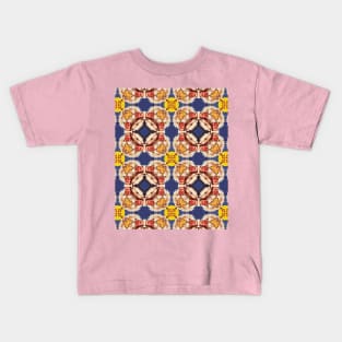 ACID BATH Mirror Tiger Psychic 666 | Tiger Circus Popart | Vintage Circus Poster Bomb Reimagined | LSD Kaleidoscope Freakshow Kids T-Shirt